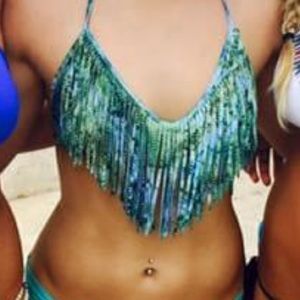 L*Space Fringe Bikini Top (Top only)